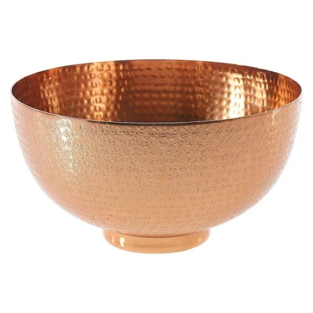 Accent Decor metal Copper Etched Bowl Flower Vase Wedding Centerpiece 6x4